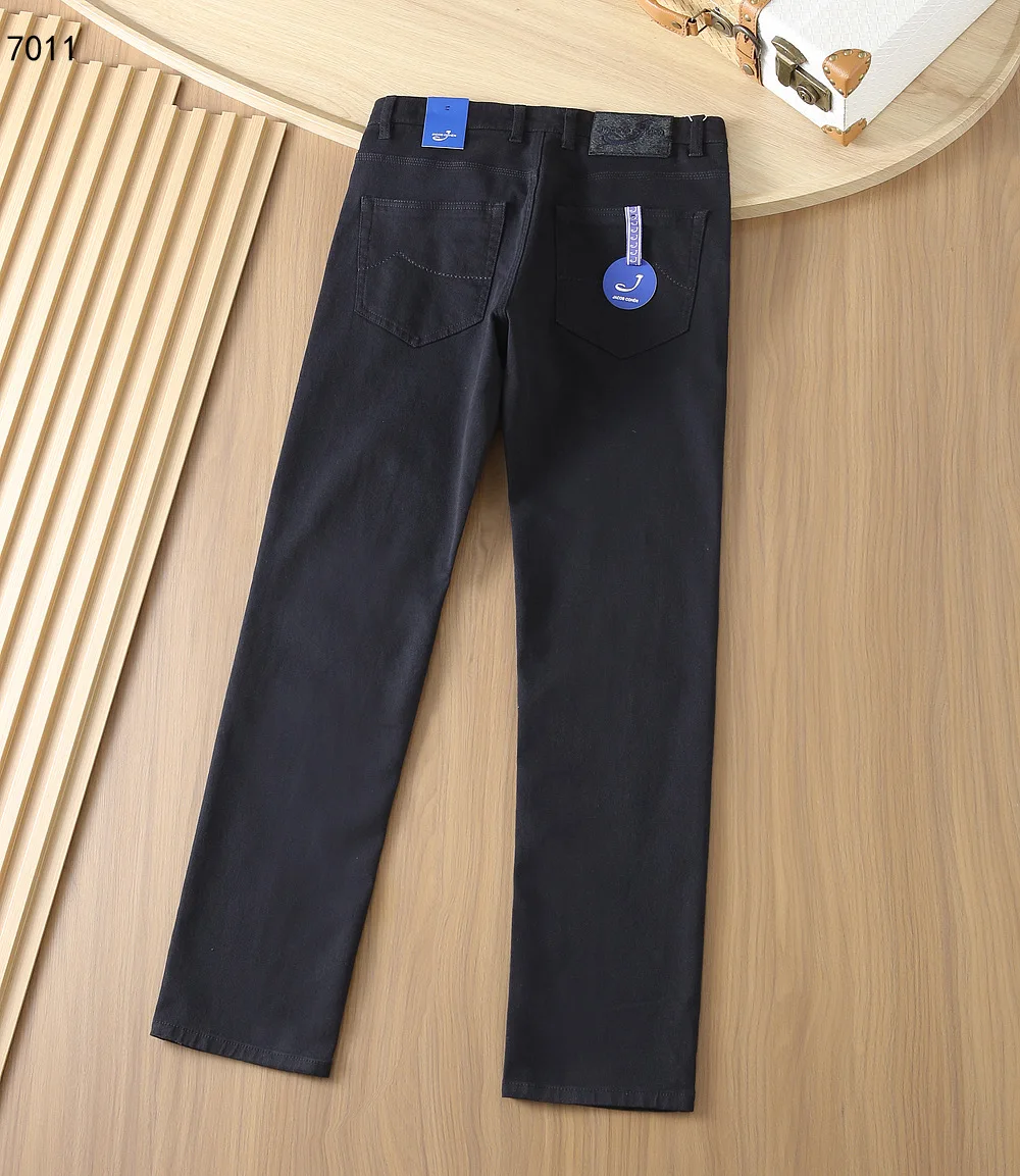 

BLSK CPRT Jeans Thick Cotton Men 2025 Autumn Winter new Embroidery outdoors Business fashion straight Big size 30-40 Pants