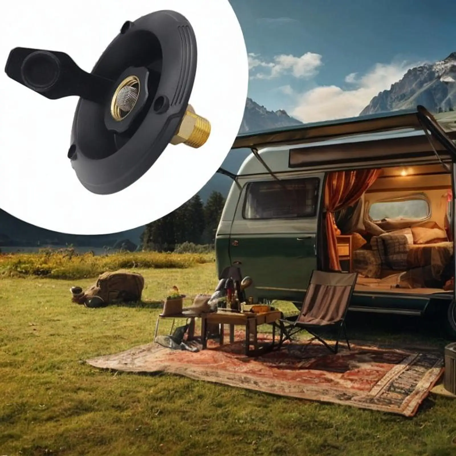 

Универсальное соединение на впуске воды для автофургонов с обратным клапаном для морского дома на колесах