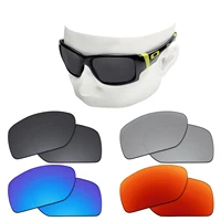 Lentes de repuesto polarizadas OOWLIT para gafas de sol Oakley Big Taco OO9173 - 62 mm - Multicolor