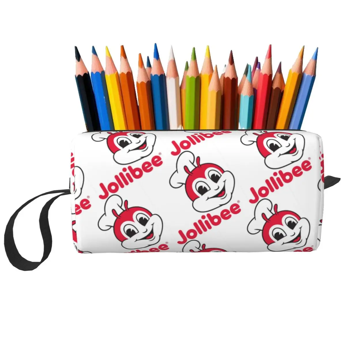 

Ретро пенал Jollibee для студентов, подарки, коробка для ручек, сумка-карандаш, канцелярские принадлежности, дорожная женская косметичка, сумка-органайзер