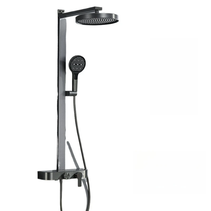 

Bathroom Multifunctional Surface Decoration Supercharged Bath Shower Shower Set Hot and Cold Belt Shelf Household