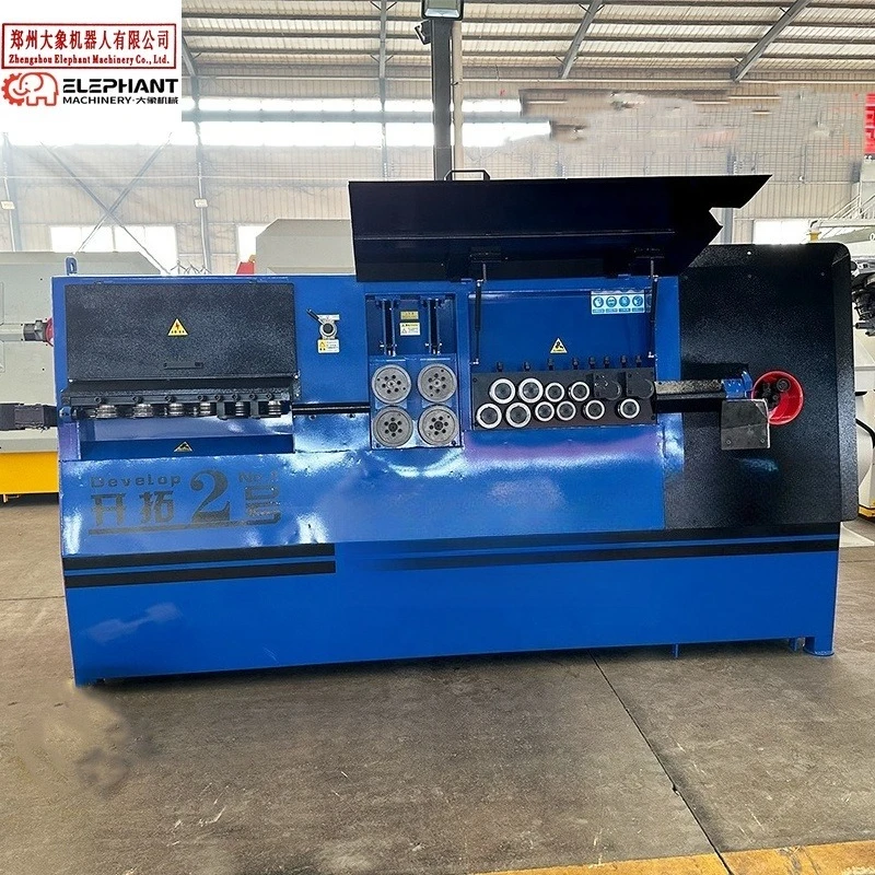 Customized CNC Fully Automatic Coiled Steel Wire Hoop Bending And Cutting Machinery Electric Stirrup Hoop Bender And Cutter