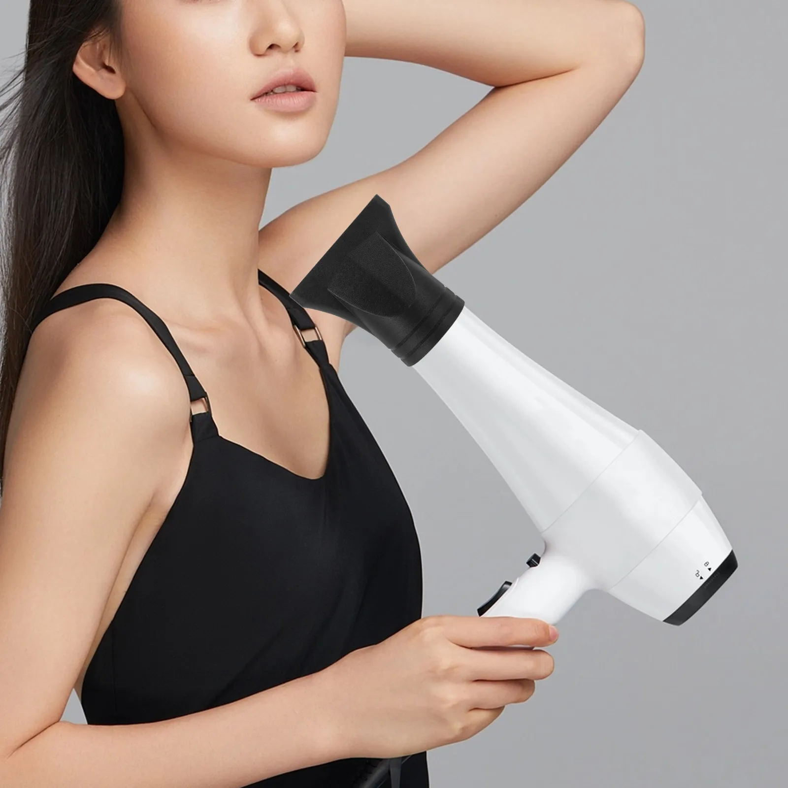 3Pcs Plastic Nylon Hair Dryer Nozzle Diffuser Attachment Blow Dryer Concentrator for Smooth Radiant Hair Styling Tool