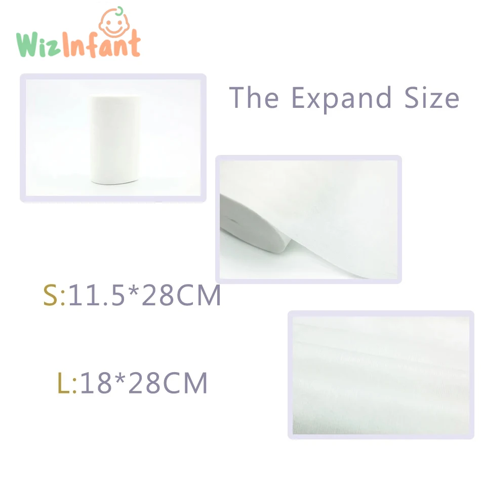 WizInfant Unscented Biodegradable Nappy Liners 100% Biodegradable & Flushable, Highly Absorbent,Breathable & Disposable