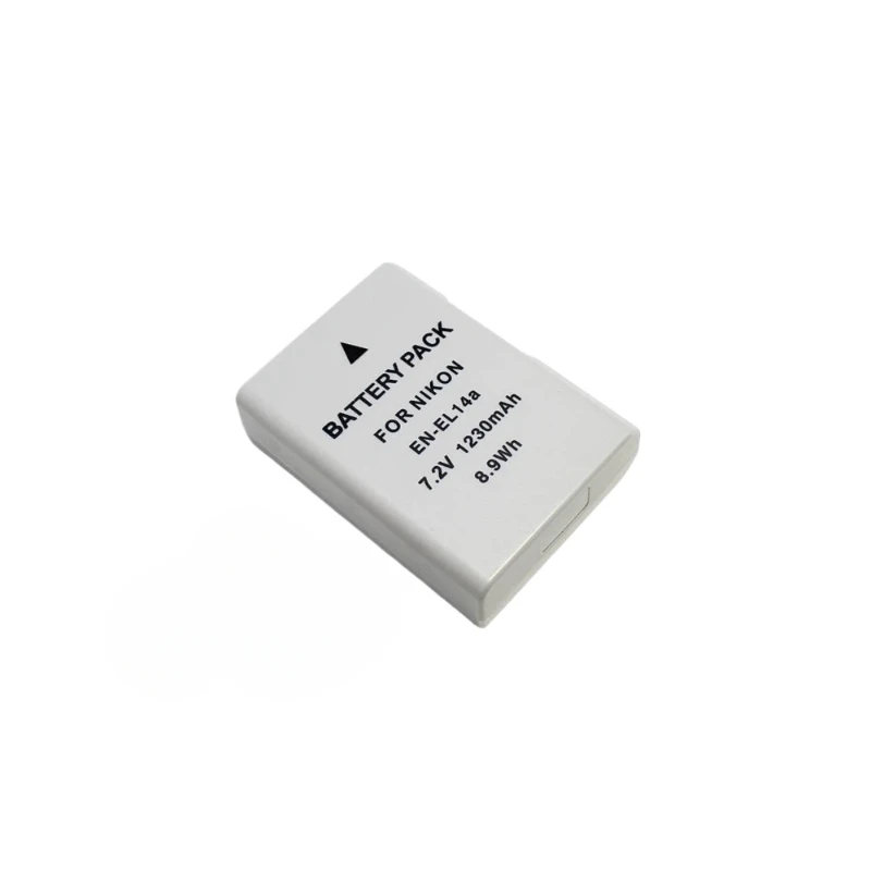 For Nikon D5500 D5300 D5600 D3200 D3300 D5100 P7800 P7700 P7100 EN-EL14A 1230mAh Camera Battery 5pcs