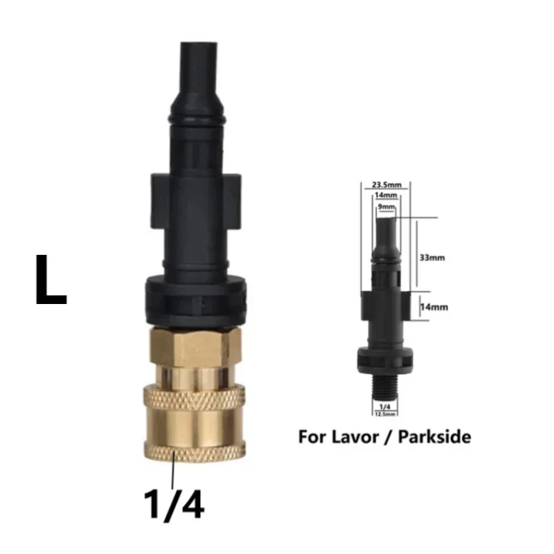 Hochleistungs-Druckreiniger-Schnellwechseladapter 1/4 Zoll für AR Blue Karcher LAVOR Black & Decker Bosch Verbessern Sie Ihr Erlebnis – Detail 7