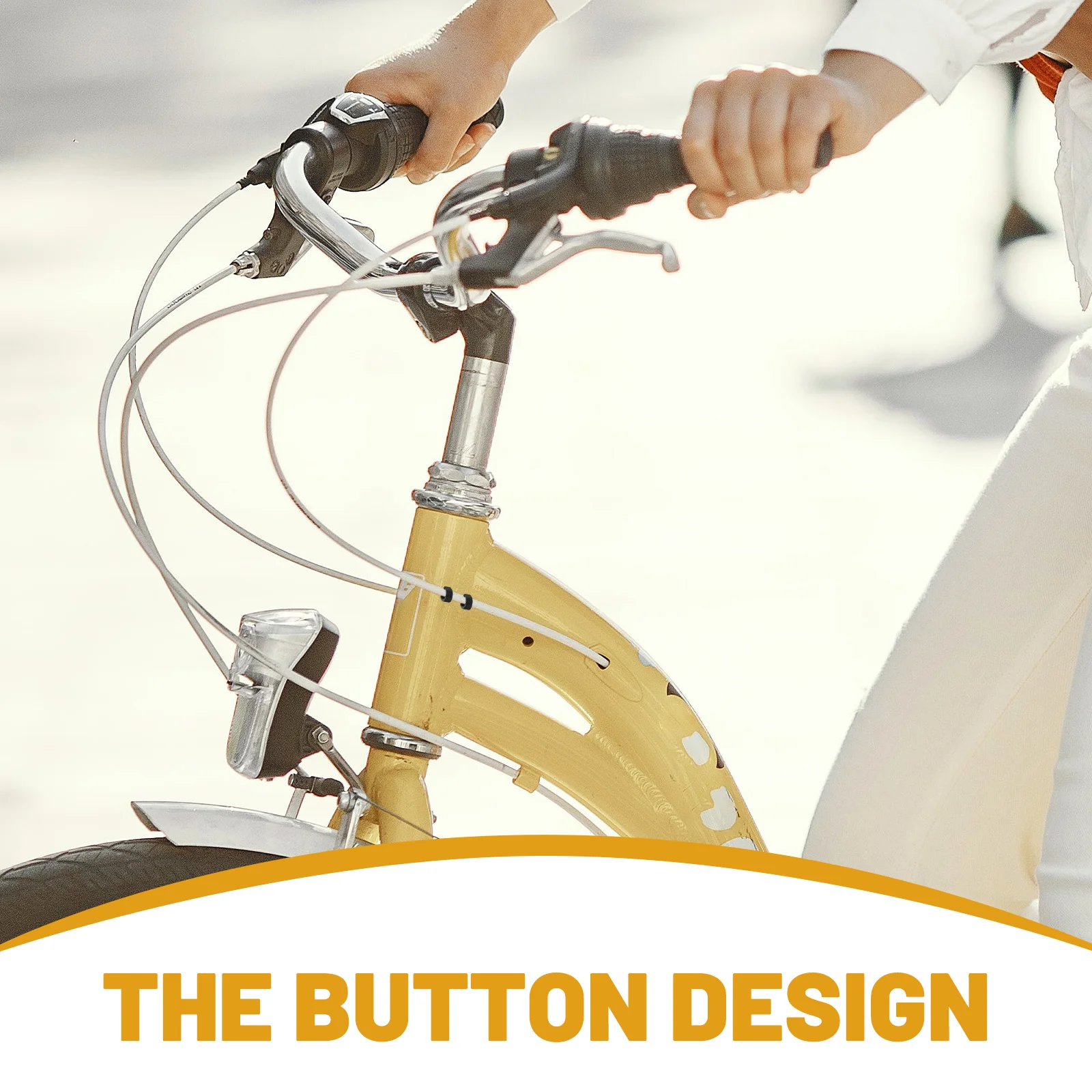 

40Pcs Clip Bicycle Cable Clamp Brake Shifter Derailleur Housing Hose Guide Alloy Tube Guide Clip