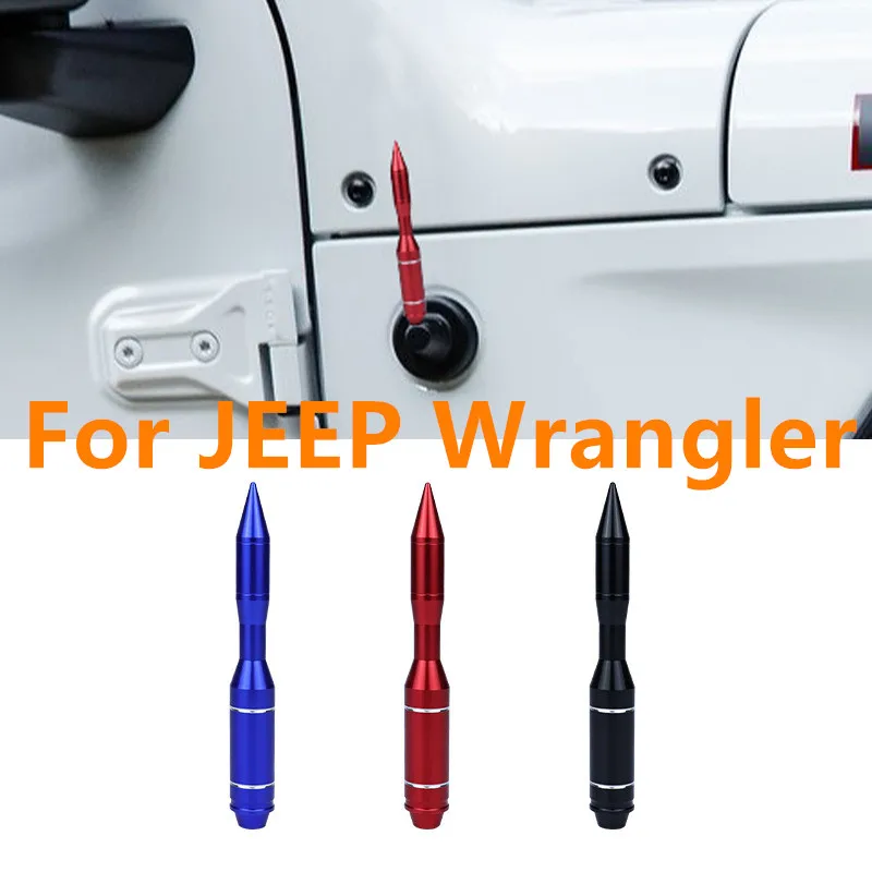 

For 07-21 JEEP Wrangler JK/JL radio antenna modified alloy bullet shape short antenna