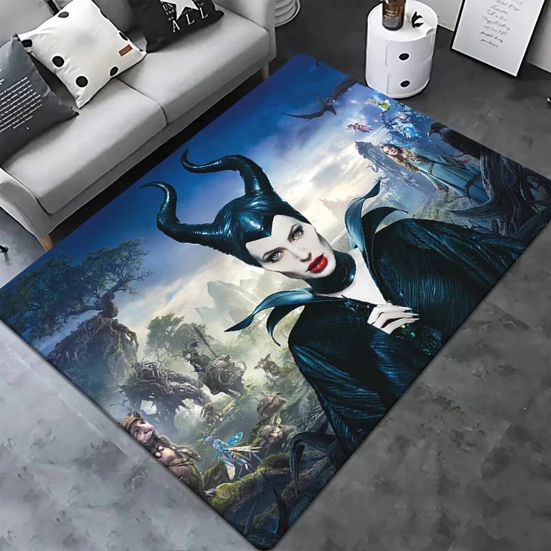 Maleficent,beauty,Printed Carpet. Living Room, Toilet,Entry Door,Home Decor,Sofa,bed,Chair,Coffee Table,Rug.Non-slip,Picnic Mat