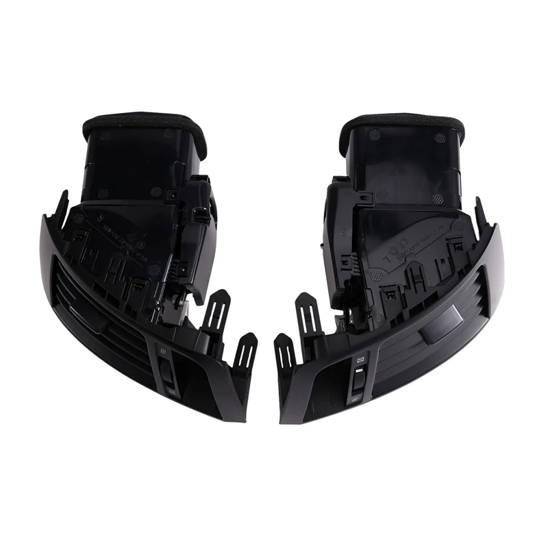 Super Sale Car Vents Center A/C Dash Air Vent Assembly Console Outlet Insert Frame for Toyota Land Cruiser 200 LC200 16-20 Black