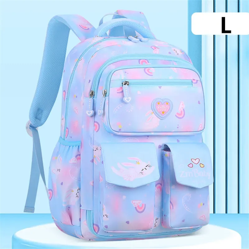 Girl Children Backpack School Bag Back Pack Pink For Kid Child Teenage Schoolbag Primary Kawaii Cute Waterproof Little Class Kit