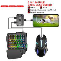 M1 Pro Keyboard and Mouse Converter Portable Mobile Gaming Keyboard and Mouse Adapter For Android iOS 11-13.3 Gamer Accessories