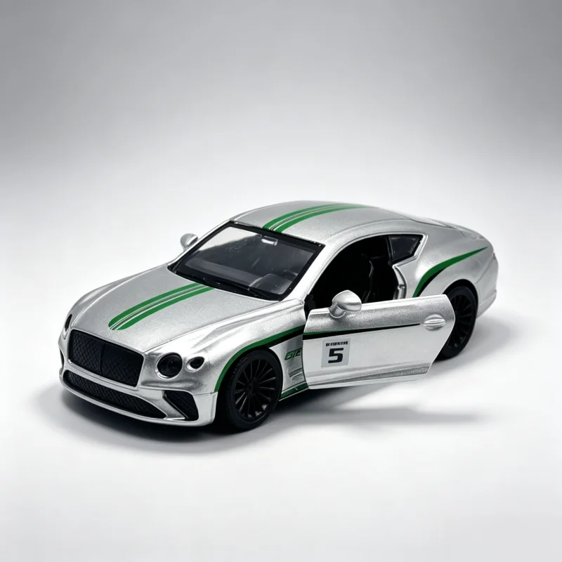 1/36 Simulation Track Paint Alloy Sports Car Set, Return Force Function, Can Open Door Design, Collectible Toy Car Combination