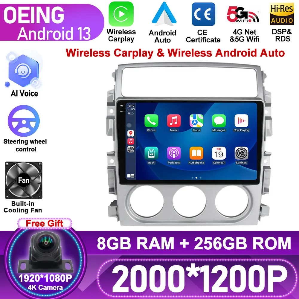 

Wireless Carplay For Suzuki Liana 1 2004 - 2008 Car Radio Multimedia Video Player Navigation GPS Android Auto No 2din 2 Din DVD