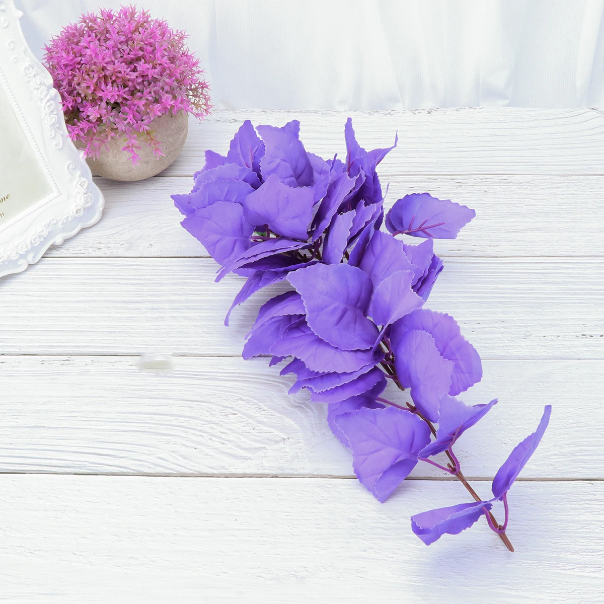 

Artificial Aquarium Plants Resin Made Lifelike Fish Tank Decoration for Fresh and Salt Water Easy to Clean Rattan Style