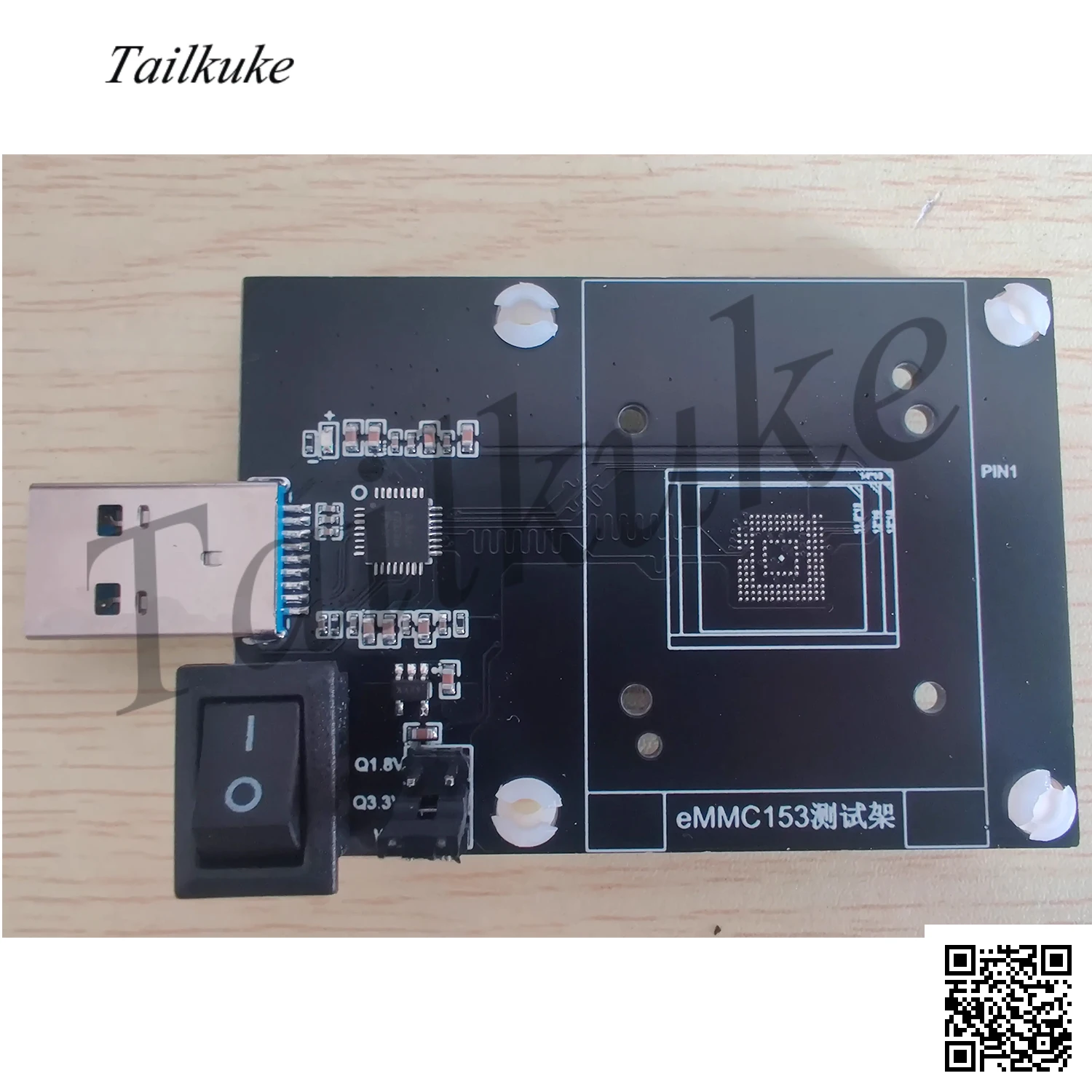 Test Stand u Disk para Celular Flat Font Library Fixture Data Recovery Emmc153