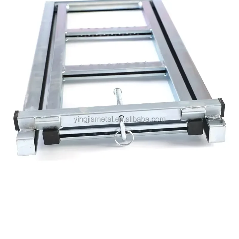 Heavy Duty Galvanized Steel Folding Ladder for Truck Body and Trailer Parts Durable Accessory for Commercial Vehicle Cargo