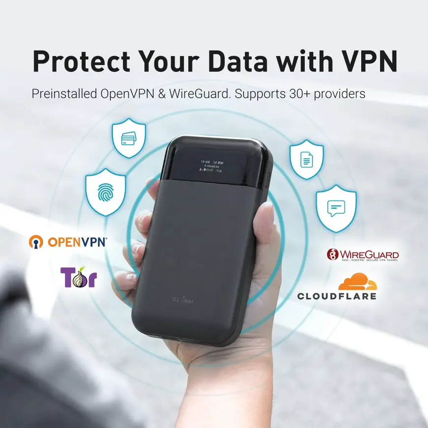 GL.iNet MUDI V2 (GL-E750V2) El mejor enrutador de viaje Wi-Fi portátil en 2024 CES 2020 Innovation Awards HONOREE