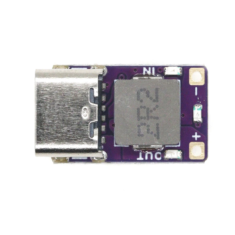 Ultra Mini Type-C 3.7V 4.2V 18650 Lithium Battery Charge Discharge Module 5V 2.4A Integrated Power Board 5