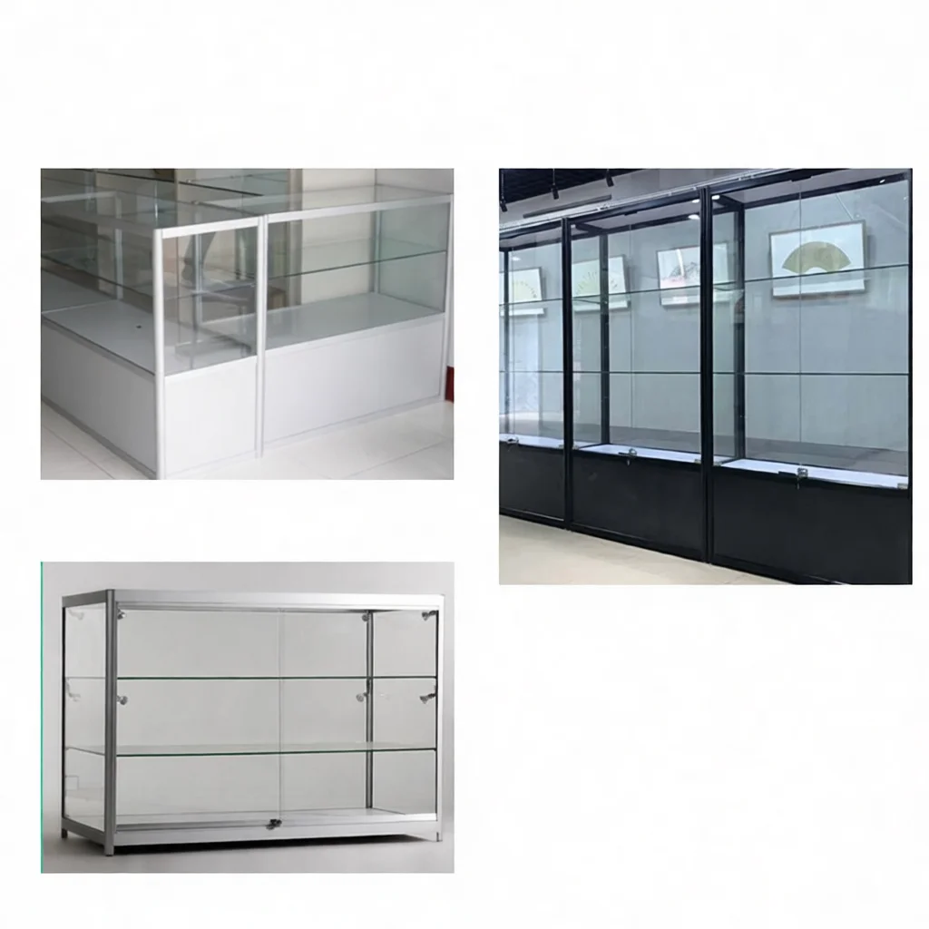 Furniture For Hardware Shop - Glass Cabinet Lock Zinc Alloy Security