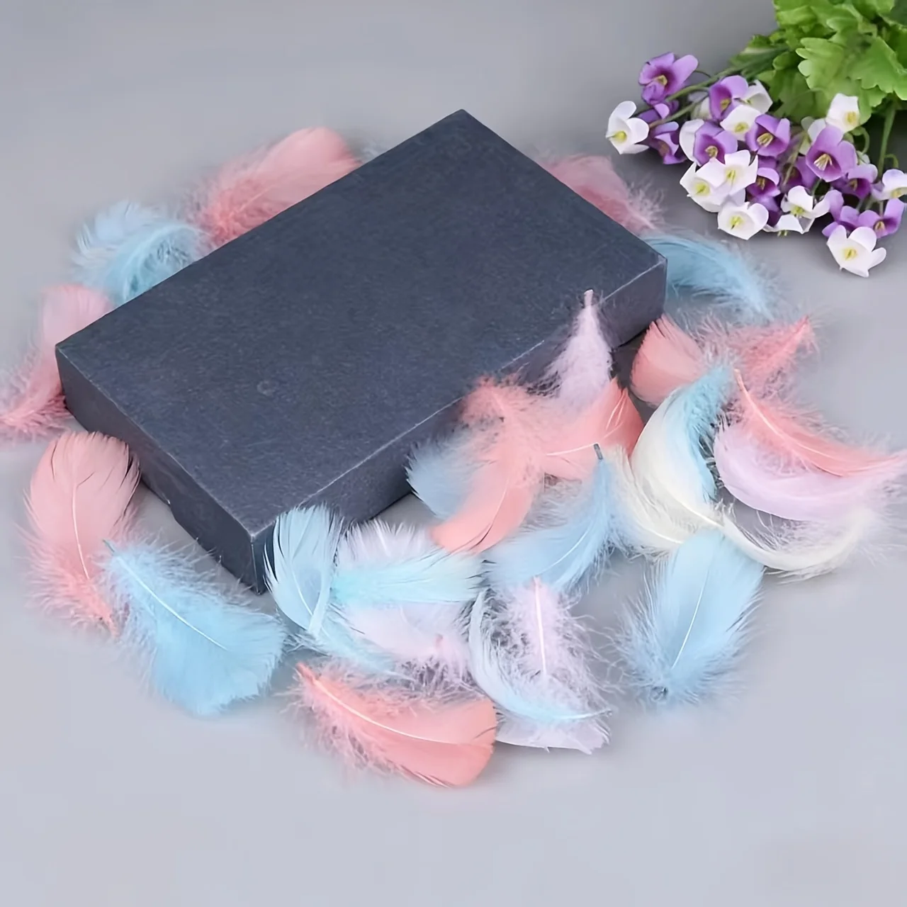 5-8cm Natural Feathers White Real Geese Feathers Crafts Jewelry Dream Catcher Party Plume Decor DIY Gift Box Filling Material