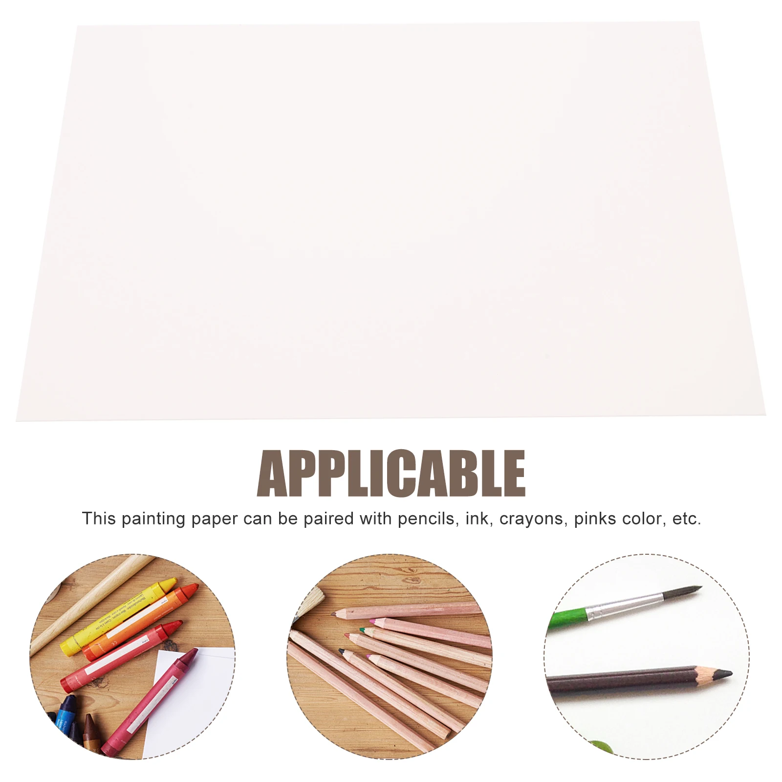 

20 Sheets Art Students Multi Use Painting Multi Use Painting Paper Supplies Oil Watercolor Paper Beginner Craft Exam