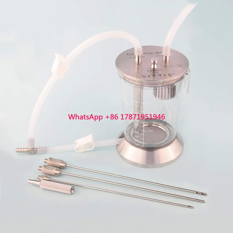 Fat Transplantation Filter System Aesthetic and Reconstructive Surgery  Cannulas Fat Collect Container Ce Electricity