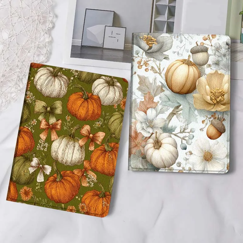 

Чехол для планшета с рисунком тыквы и банта для Apple iPad Air Pro mini 1 2 3 4 5 6 7 8 9 11 M2 M3 M5 M4 5th 6th 7th 10th 11th, подарок