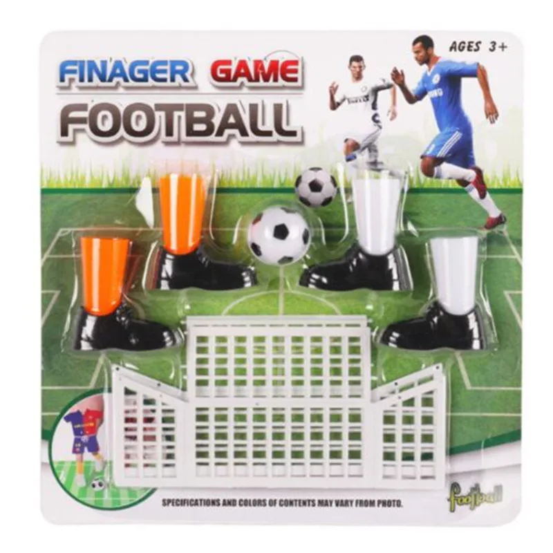 Finger Fußballspiel Finger Fußbälle passen Spielzeug lustige Fingers pielzeug Tischs piel mit zwei Zielen für Fans Club Party Geschenke für Kind gesetzt