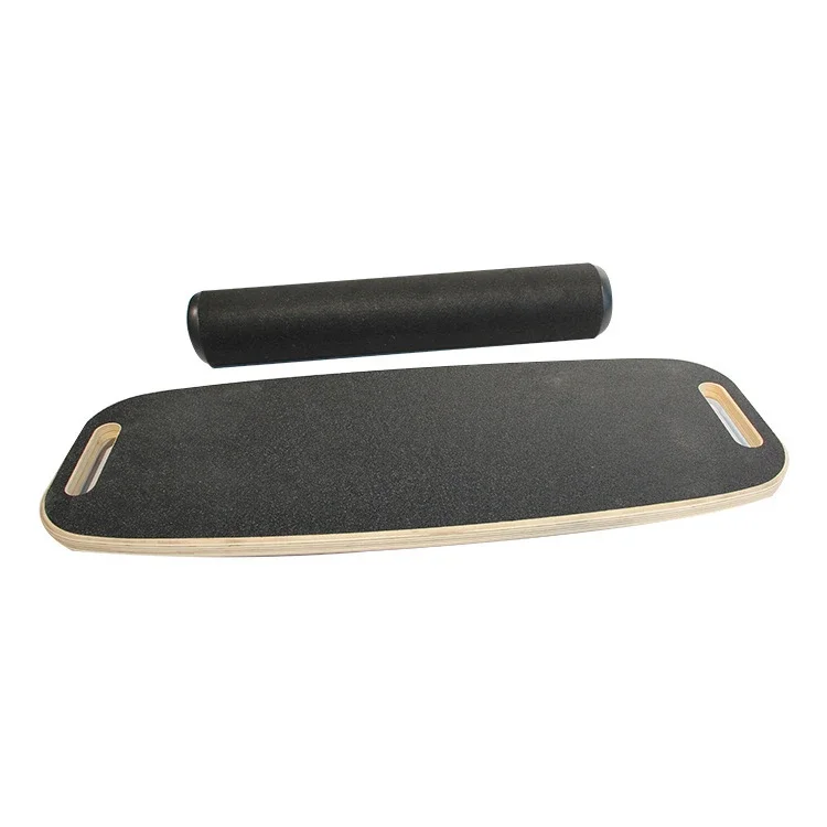 Balance board ,Anti-skid protection,Private Label Fitness Natural Wood Balance Board