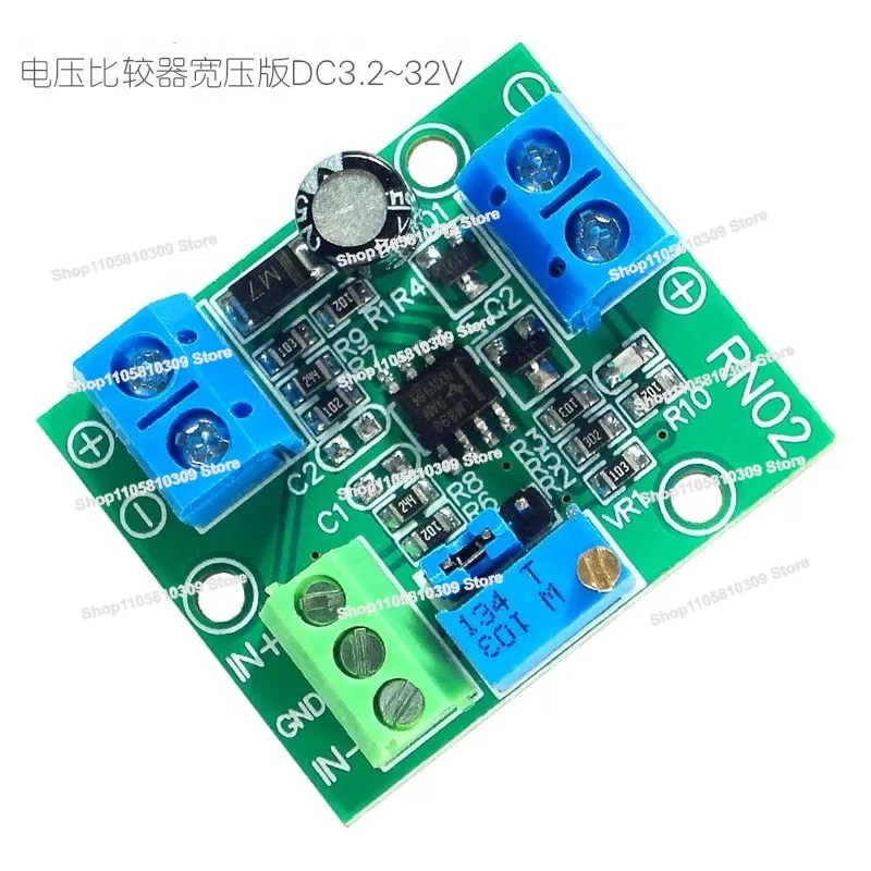 Sine Wave To Square Wave, Voltage Comparison Circuit LM393 Voltage Comparator