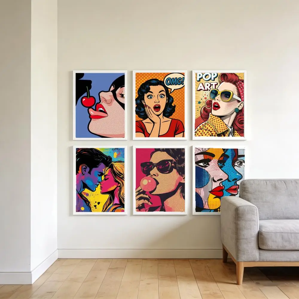 Pop Artist Roy Lichtenstein Poster Elegant Home Artwork Collection & Trendy Interior Decor