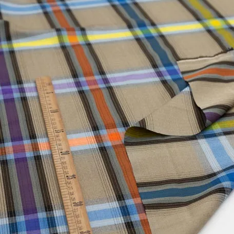 150cmx50cm polyester twill check cloth yarn dyed Scottish plaid fabric for JK Pleated skirt uniform clothes bags garment