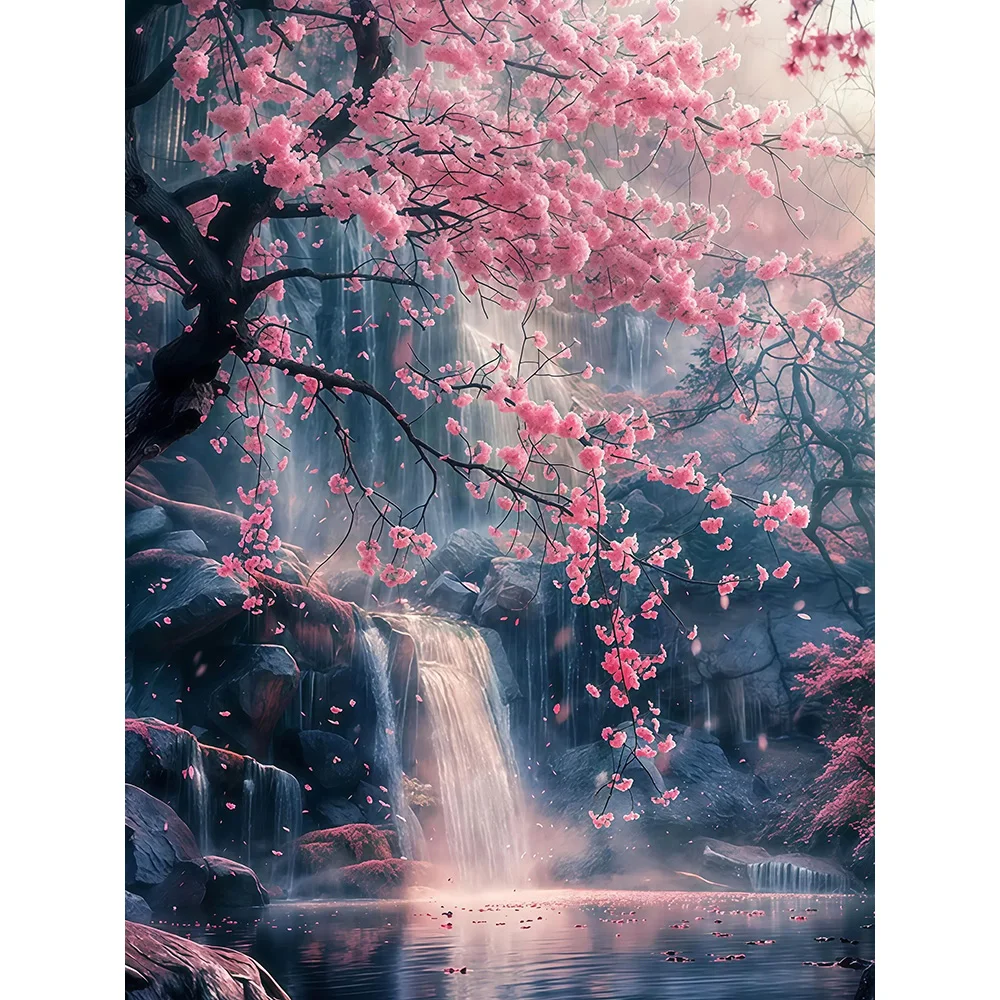 EverShine DIY Diamant Malerei Baum Stickerei Wasserfall Landschaft 5D voller Bohrer Mosaik Landschaft Handwerk für Erwachsene einzigartiges Geschenk