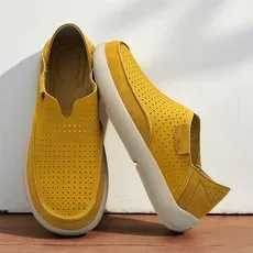 2026 NEW Best-selling summer hollowed-out breathable lazy air shoes for men's driving  sneakers men