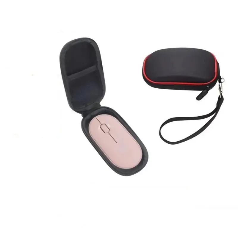 Shockproof Small Mouse Carrying Bag Anti-dust Portable Pouch with Wrist Strap Fits All Universal Gaming Wireless Mice
