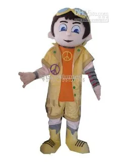 

2025 New Adult Hot Sale Foam Cute Boy Fancy Cartoon Mascot Costume Plush Christmas Fancy Dress Halloween Mascot Costume