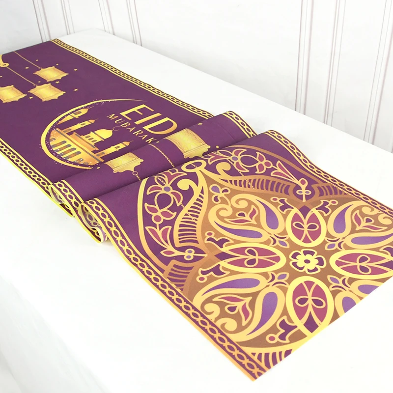 

Muslim Tablecloth Ramadan Decorations for Home EID Mubarak Kareem Table Flag Muslim Ramadan Festival Eid Al-Adha Mubarak Decor