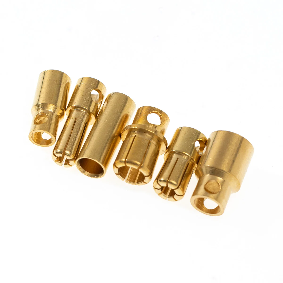 5Pairs Gold Plated Brass Banana Connectors RC Toys Plug Lipo Battery To Electronic ESC Motor DIY Accessories 2/3/3.5/4/5/6/8mm