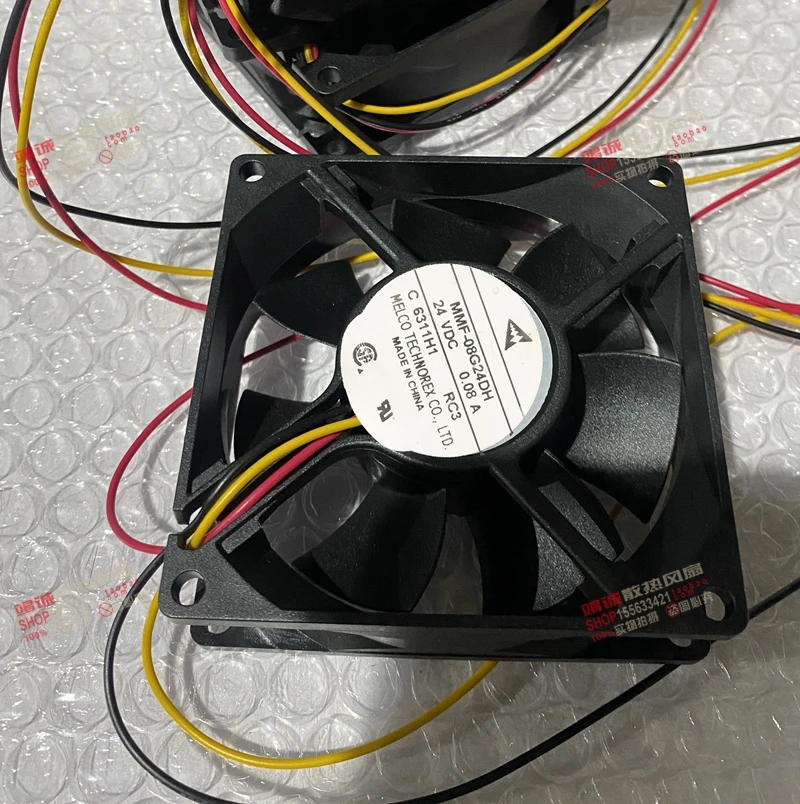 

MMF-08G24DH DC 24 В 0,08 А 80x80x25 мм 3-проводной охлаждающий вентилятор для сервера