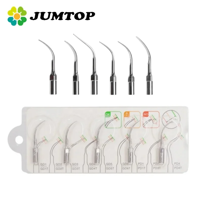 

JUMTOP 5 шт., стоматологические ультразвуковые насадки для скалера, подготовка полости, эндодонтия, лечение, насадка для масштабирования, стоматологические инструменты