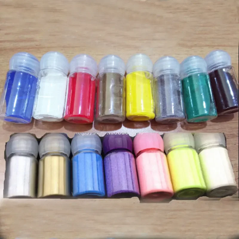 

Embossed powder,10ml 7 bottles/8 bottles/15 bottles set Embossing Powder DIY Metallic Paint Rubber stamp scrapbooking tools