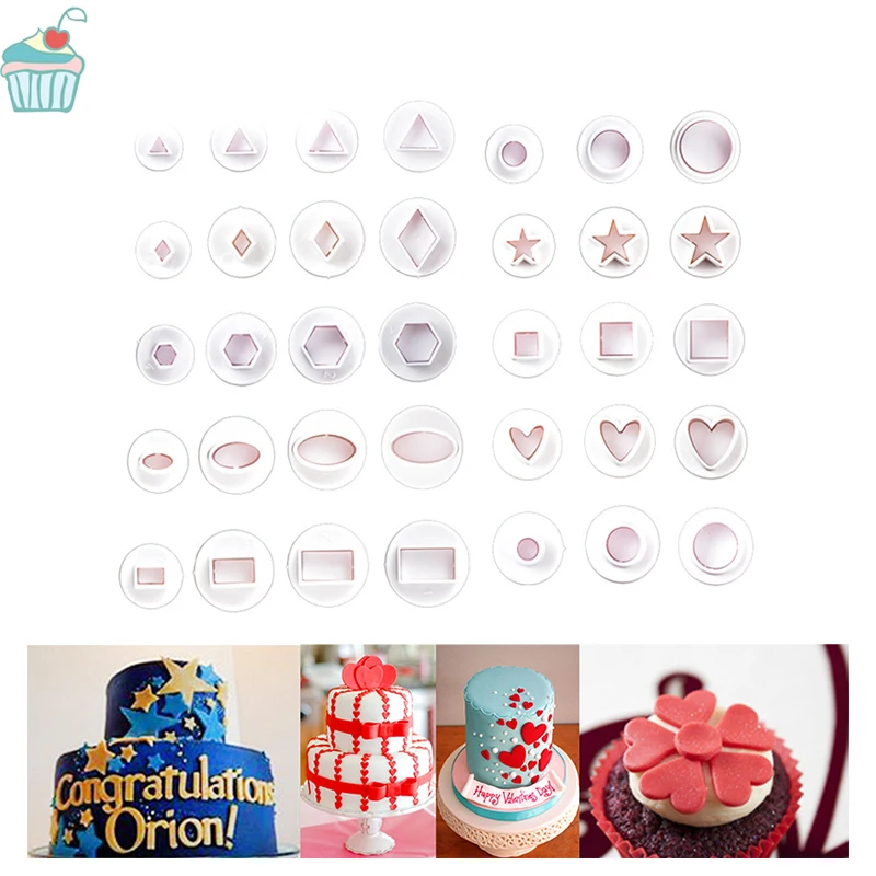 

3/4PCS Cookie Cutter Biscuit Press Stamp Embosser Sugar Pasty Cake DIY Baking Mould Baking Tools Kitchen Accessories