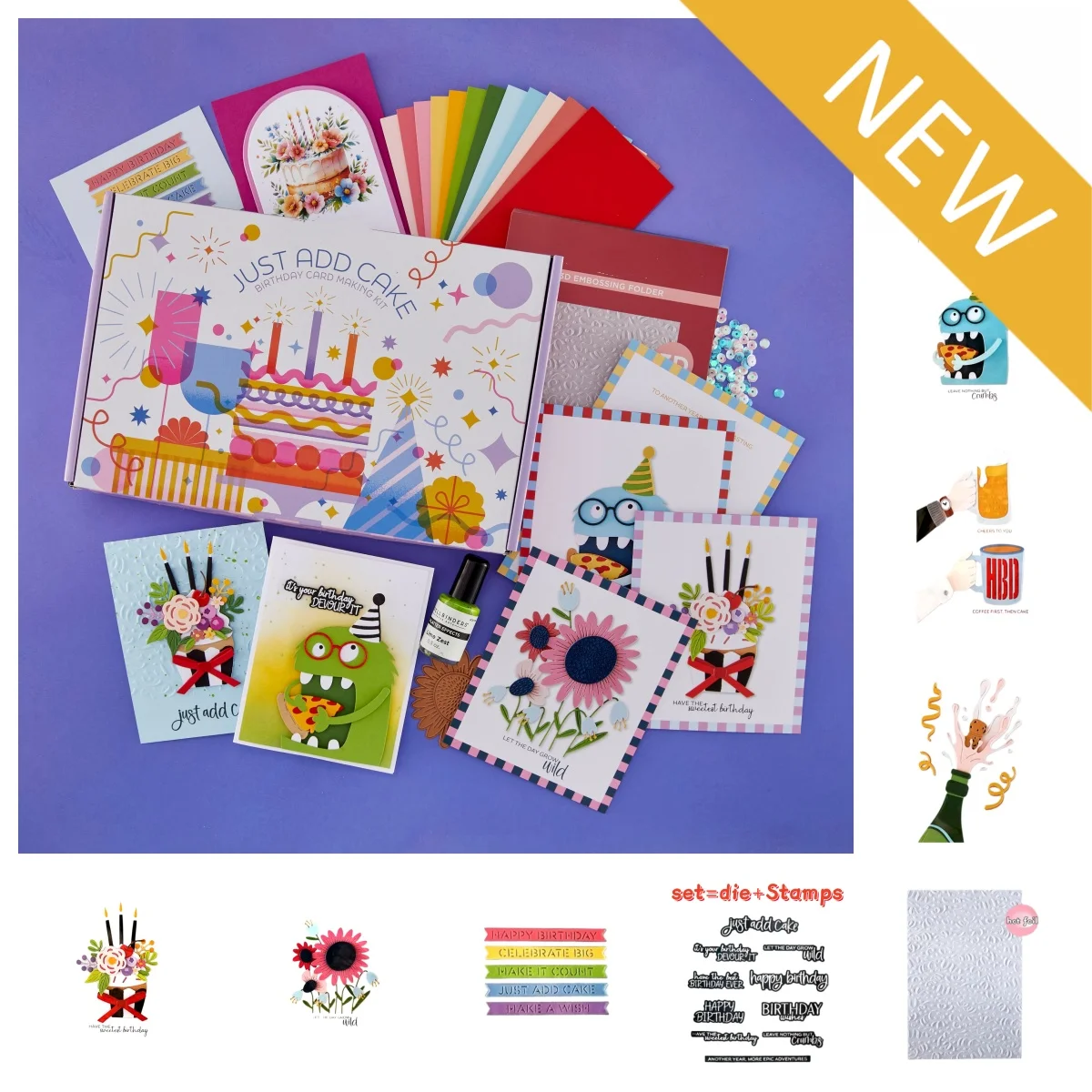 

Cake Birthday Cardmaking Kit Metal Cutting Dies Clear Stamps Hot Foil For DIY Scrapbook Craft Decoration Embossing