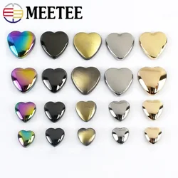 10-50Pcs 8-14mm Metal Rivet Nail Buckles Handbag Heart Screw Studs Button Bags Foot Protect Nail Clasp DIY Hardware Accessories