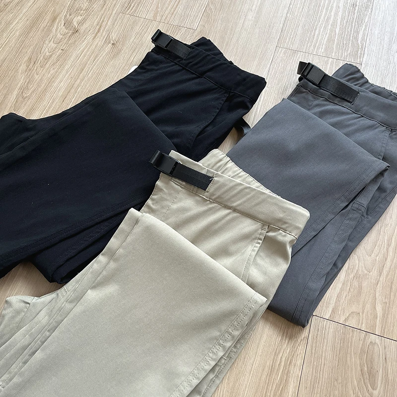 

Высокоэластичные уличные рабочие брюки для мужчин: быстросохнущие, водонепроницаемые, с эластичным поясом, прямые штанины