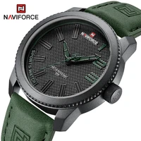 NAVIFORCE, reloj de pulsera Popular para hombre, deportivo militar, a prueba de golpes, reloj de cuero resistente al agua, reloj informal de moda para hombre, reloj Masculino