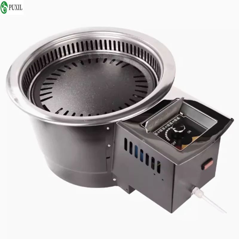 

Electric Smokeless Meat Grill Commercial Embedded Self-service Built-in Barbecue Grill BBQ Cook Griddle Home Kitchen Appliances