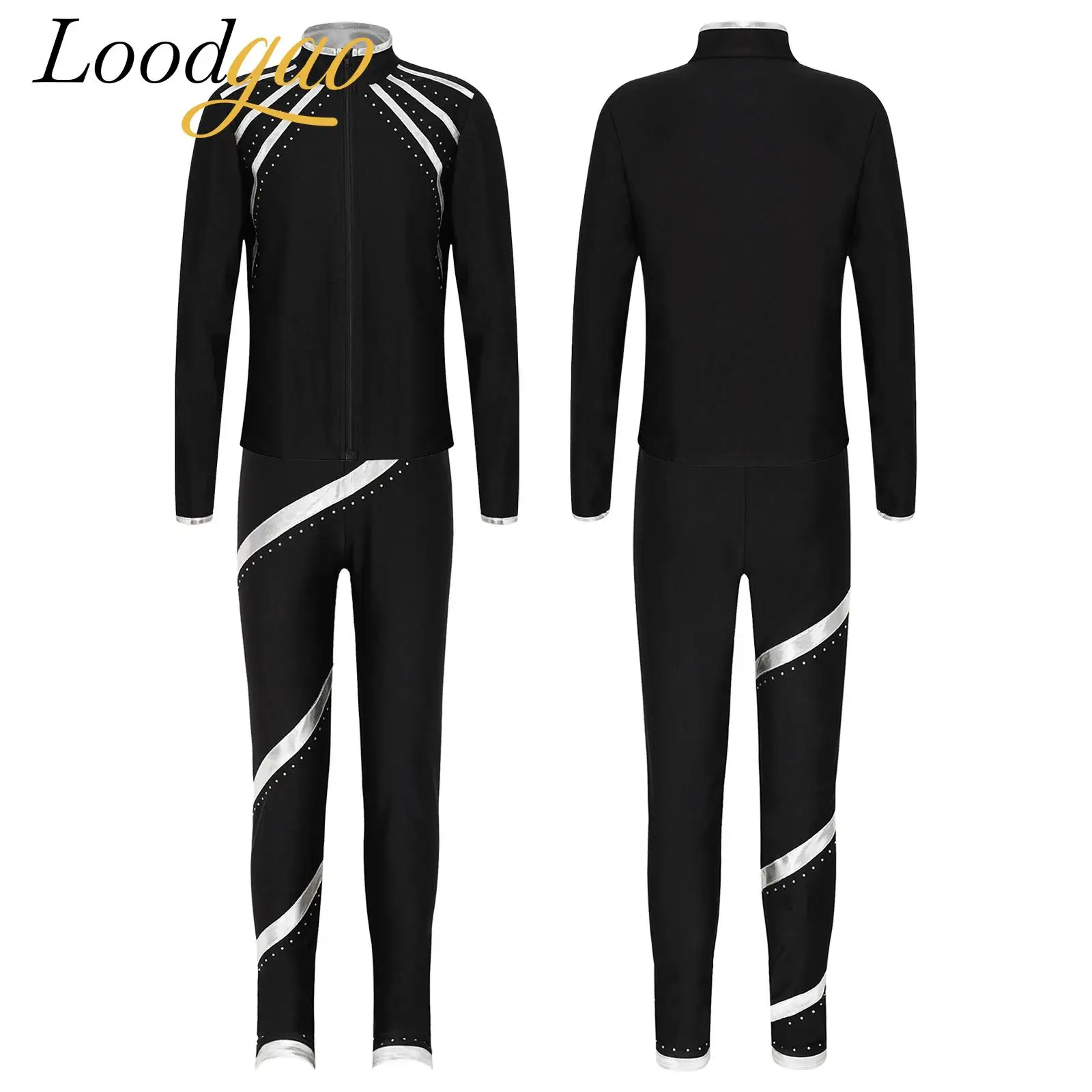 

Детский костюм для акробатики и гимнастики, спортивные костюмы для девочек-подростков, детская одежда для балета и танцев, фигурного катания, куртка + брюки