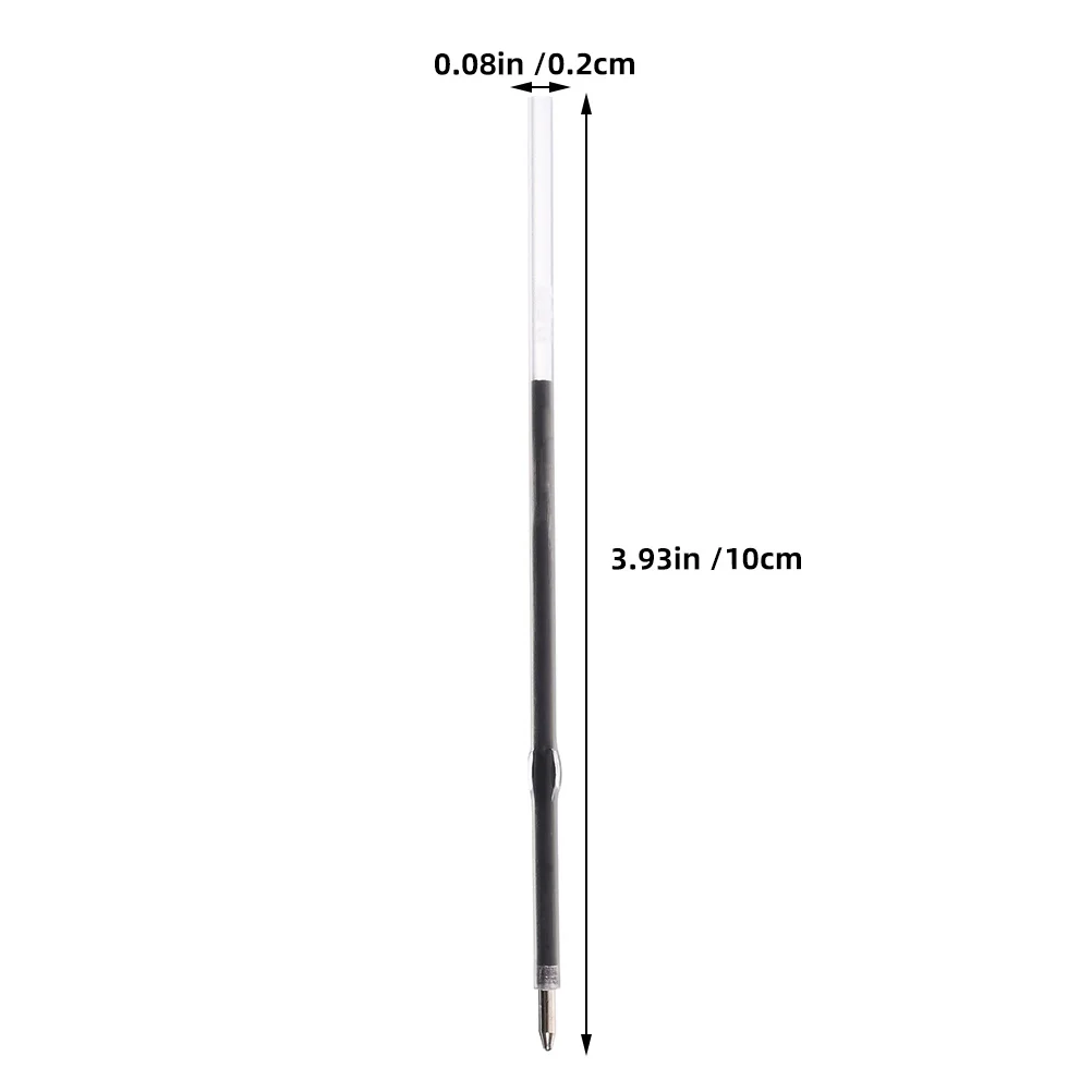 400 قطعة من قلم حبر جاف بديل لإعادة التعبئة وقابل للخرز، حبر أسود وأزرق للرسم